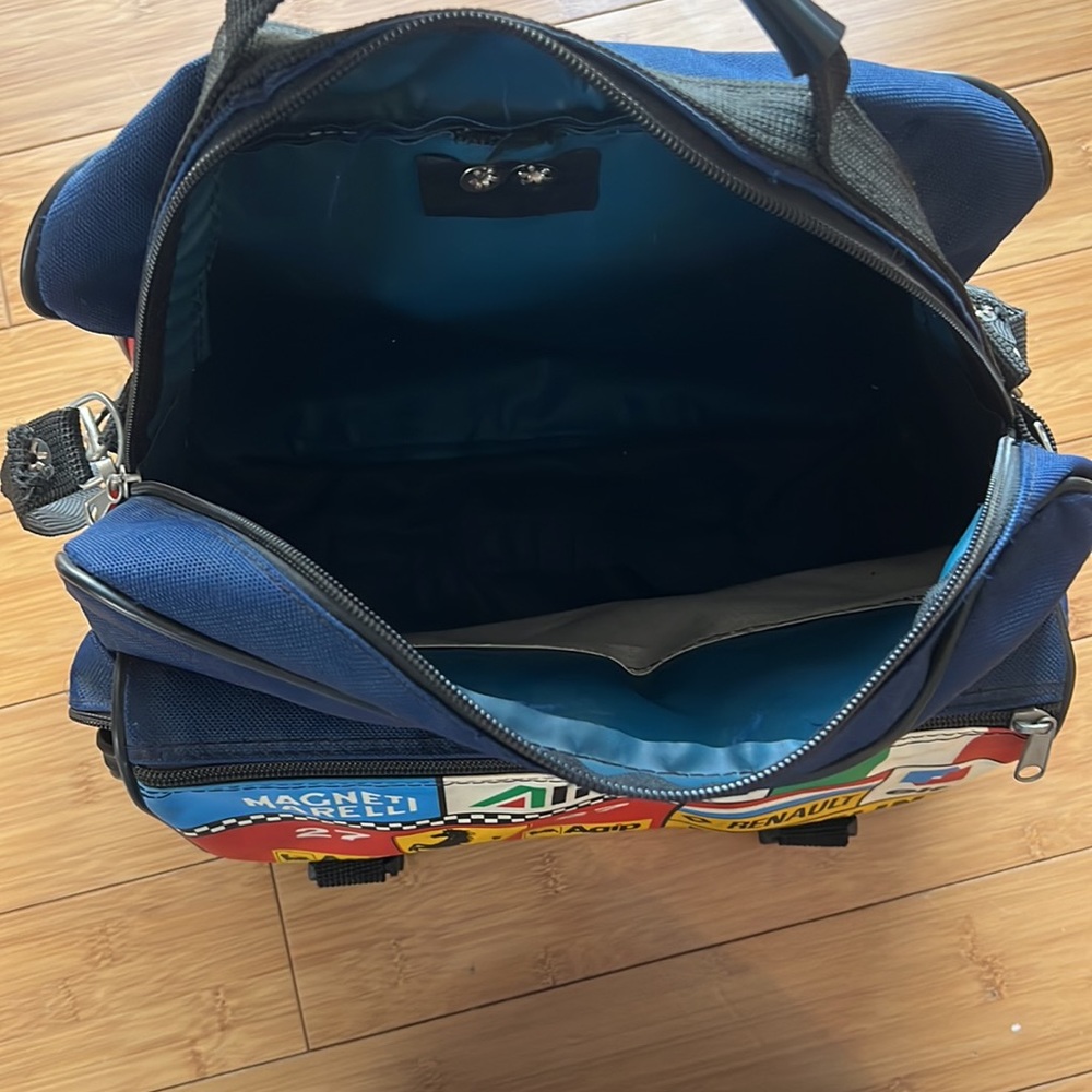 Vintage One of a Kind Rare Motorsports Bag Backpack Carry On Rare - Picture 9 of 10